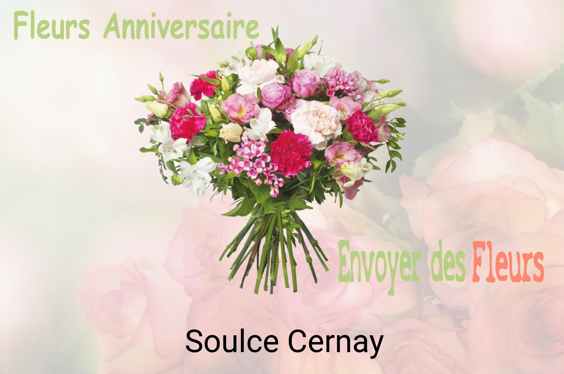 Bouquet de fleurs d’anniversaire livré à Soulce-Cernay
